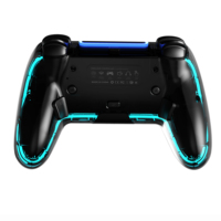 Controlador inalámbrico Honcam Compatible para consola PS4 Slim Pro con Touch Pad Audio Gyro función de doble vibración