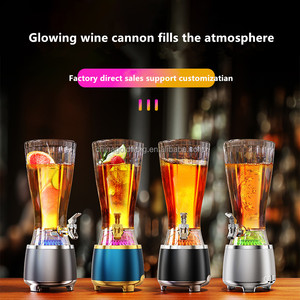 New dạ quang rượu pháo loa không dây 2.5 lít dự thảo bia keg bia tháp với vòi nước cho KTV Bar ăn uống và câu lạc bộ đêm bên - Product Image 6