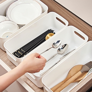 Pet Nhựa Lưu Trữ Thùng Với Nắp Xử Lý Stackable Lưu Trữ <span class=keywords><strong>Container</strong></span> Cho Tổ Chức Lưu Trữ Giỏ Lõm Bìa - Product Image 3