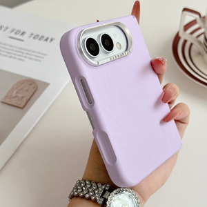 Coque magnétique en silicone liquide 3D S140 avec cadre d'objectif et incrustation de diamants pour iPhone, antichoc et anti-chute. - Product Image 4