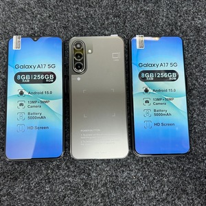 Téléphone Android 14 A17 8+256G Deca Core à prix avantageux, export, écran mobile HD, affichage LED, smartphone - Product Image 1