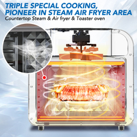 Four rationnel commercial de friteuse d'air de la vapeur de la convection 16L de prix d'usine pour l'usine de conception nouvelle moderne d'OEM de boulangerie à vendre