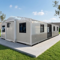 Maison préfabriquée modulaire extensible HUAYING de 40 pieds, pour usage résidentiel, bureau, dortoir, camp, logement temporaire