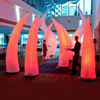 Colonne lumineuse gonflable à LED pour mariage, Tube de lampes avec Logo personnalisé