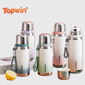 Stainless steel high-temperature resistant <b>large</b>-capacity insulation water <b>cup</b> portable gift girls high-color insulation pot - Product Image 1