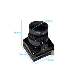 Caméra 1500TVL 19mm 165 degrés grand angle 480P avec fonction de filtre et paramètres réglables pour drones de course FPV - Product Image 4