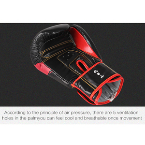 Wesing số lượng lớn màu đen Gants de boxe tùy chỉnh thực hiện đào tạo quyền lực thể thao khác đấm bốc thiết bị găng tay Găng tay bánh cho nam giới - Product Image 5