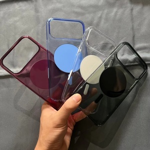 Coque de téléphone transparente rigide en PC, avec anneau magnétique pour le contrôle de la caméra, pour iPhone 18 Pro Max, nouvelle et originale. - Product Image 6