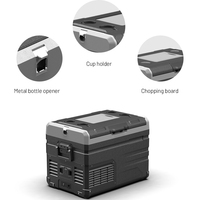 Réfrigérateur-congélateur portable électrique Alpicool 12V pour voiture, alimenté par énergie solaire et batterie, pour extérieur, camping, OEM/ODM