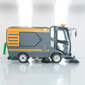 Chancee U220C Large Industrial Automatic Floor Sweepers Ride On Street Sweeper Car