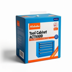 Fami <b>Tool</b> <b>Cabinet</b> With 6 Drawers 714X726X800 Mm Capri Blue Ral5019 For Workshop <b>Storage</b> - Product Image 2