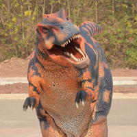 Costume de T-rex réaliste fait main, léger (15 kg), taille adulte, pour scène, parc à thème jurassique, vente chaude en usine