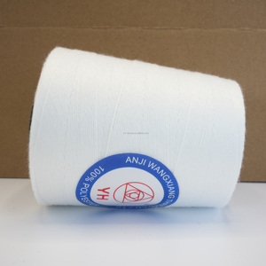 ด้ายโพลีเอสเตอร์ความทนทานสูง 100% เบอร์ 20/6 แบบ 6 เส้น สำหรับเย็บปิดปากถุง PP ความหนาแน่น 20 เส้น/นิ้ว - Product Image 4