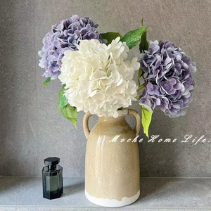 ดอกไฮเดรนเยียประดิษฐ์ Haiyi ทำจากยางนิ่ม 3 สี ตกแต่งบ้าน ตกแต่งห้องนั่งเล่น ตกแต่งโต๊ะกาแฟ - Product Image 3