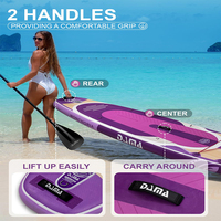 Paquete de Asiento con Remo de Doble Pala para Conversión de Kayak DAMA, Programa de Compra por Volumen, Tabla de Paddle Inflable para Turismo