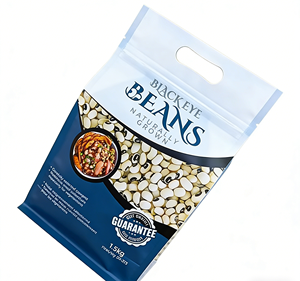 Bolsa de LDPE de Grado Alimenticio con Fondo Cuadrado, Cierre Hermético, Resistente a la Humedad, Personalizable, 1.5 kg, Reutilizable, para Empacar Frijoles, Granos y Nueces - Product Image 5