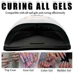 Lámpara UV LED Sun X25 MAX, 81 LED, Profesional, para Secado de Esmalte de Gel, con Sensor Automático y Temporizador, Portátil, Herramienta de Manicura, Metálica - Product Image 3
