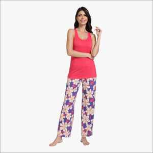 Customized Wholesale Hot Sale Bamboo <b>Pajamas</b> <b>for</b> <b>Women</b> Set Tank Tops Long Soft Sleepwear <b>Pajamas</b> Set <b>for</b> Homewear - Product Image 1