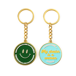 Nouveau logo personnalisé émail moulé sous pression métal alliage de zinc porte-clés porte-clés personnalisés souvenirs avec logo - Product Image 4