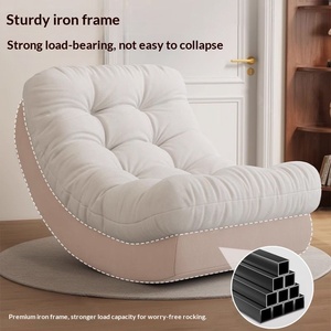 Sillón Reclinable JUN HENG Moon, Sillón Individual para Adultos, <span class=keywords><strong>Relleno</strong></span> de Algodón Afelpado, Multifuncional, Moderno y Sencillo, para Sala de Estar - Product Image 3