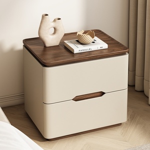 2024 meubles <span class=keywords><strong>de</strong></span> chambre à coucher <span class=keywords><strong>de</strong></span> luxe haut <span class=keywords><strong>de</strong></span> gamme modernes <span class=keywords><strong>Table</strong></span> <span class=keywords><strong>de</strong></span> <span class=keywords><strong>chevet</strong></span> créative Simple avec toute petite boîte <span class=keywords><strong>de</strong></span> rangement en bois massif accessible - Product Image 3