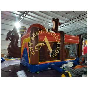 ספינת פיראטים מתנפחים להקפיץ בית ויקי קריקטורה פיראט ספינת פיראט עם אירועים של השכרת מסיבה חיצונית - Product Image 5