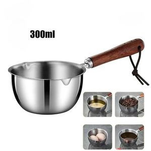 Paslanmaz Çelik DIY Kek Aletleri Kokulu Mum Sabun Sürahisi 150/300/400/500ml Boyutlarında El Yapımı Tereyağı Isıtıcı Kahve Aletleri - Product Image 2