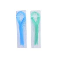 Fil dentaire en nylon pour le nettoyage des dents, fil dentaire pour les bridges, les appareils dentaires, les implants, les espaces larges, orthodontie