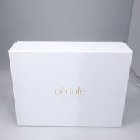 Caja de Regalo de Cartón con Tapa y Base de Alta Calidad, Papel de Embalaje Blanco, Caja Superior e Inferior de Cartón con Logotipo Personalizado
