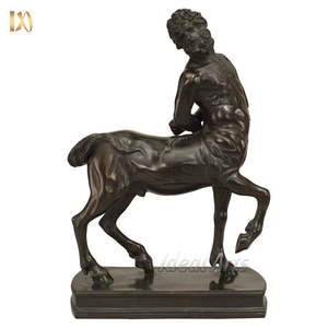 Estatua de <span class=keywords><strong>Centauro</strong></span> de bronce fundido, figura de tamaño natural, escultura de hombre a la venta - Product Image 3