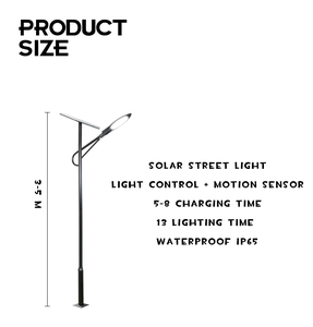 OEM ODM 3-5m Außen <span class=keywords><strong>Motion</strong></span> Sensor Licht Solar Energie Systeme Straße Licht - Product Image 2