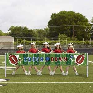 Bandera Grande y Ligera de Poliéster con Temática de Fútbol Americano para Fiestas de Cumpleaños, Día de Partido de Domingo, Suministros para Fanáticos del Deporte, Fondo para Fotos Colgante - Product Image 4