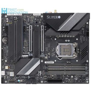 สำหรับเมนบอร์ด Supermicro C9Z590-CGW สำหรับเดสก์ท็อป รองรับการโอเวอร์คล็อก Wi-Fi ชิปเซ็ต Intel <span class=keywords><strong>Z590</strong></span> สูงสุด 8 คอร์ 16 เธรด รองรับ DDR4-3200MHz - Product Image 1