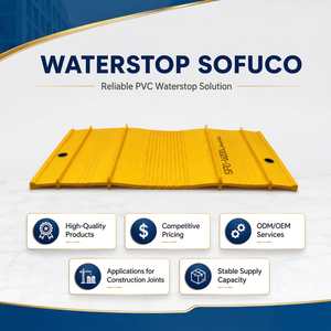 Sofuco SF-V150-SP/SF-V200-SP/SF-V250-SP : Bande d'étanchéité flexible en PVC pour une performance d'étanchéité à haute élasticité - Product Image 1