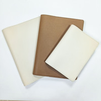 Housse de livre minimaliste en cuir PU avec logo personnalisé, porte-cartes et porte-stylo, pour unisexe, fournie directement par l'usine