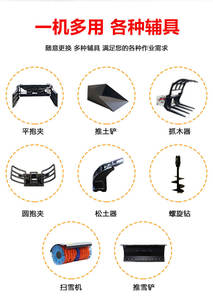Chargeuse sur pneus pour équipement de construction à dérapage élevé pour avions multi-usages - Product Image 6