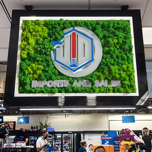 Sp Dấu Hiệu Tùy Chỉnh Màu Xanh Lá Cây Turf Biểu Tượng Trang Trí Nội Thất Thư Dọc Moss Tường Nghệ Thuật Moss Văn Phòng Dấu Hiệu Acrylic Chiếu Sáng Thư Cho Kinh Doanh Đăng - Product Image 6