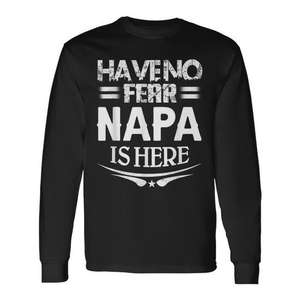 T-shirt à manches longues Napa, cadeau pour la fête des pères pour grand-père Pawpaw - Product Image 1