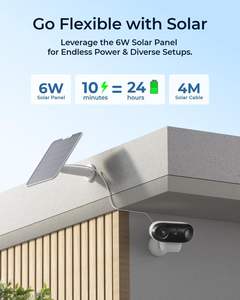 Caméra de sécurité solaire <span class=keywords><strong>REOLINK</strong></span> 4K sans fil pour extérieur, double objectif 8MP, détection intelligente, ColorX, batterie, caméra <span class=keywords><strong>WiFi</strong></span> pour la sécurité domestique - Product Image 6