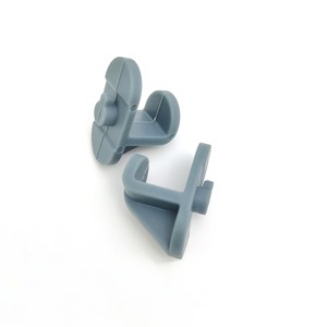 Ganchos redondos de plástico para estantes de refrigerador y congelador, soporte para colgar, organizador de nevera fácil de limpiar, número de pieza 36 - Product Image 2