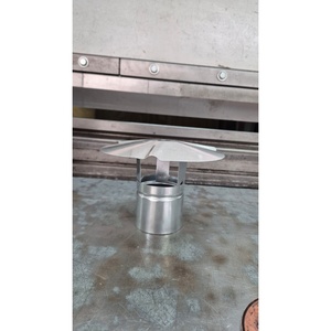 Tapa de chimenea de acero galvanizado tipo inserto, cubierta fija para chimeneas de techo - Product Image 3