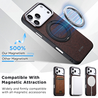 Coque de téléphone SUTENI pour iPhone 18 Pro Max avec chargement magnétique sans fil 360° °   Support rotatif avec boucle annulaire en métal pour cadre d'objectif 17 16 15