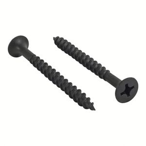 Tornillos de máquina de cabeza plana ultrafina de acero inoxidable 304 negros M2 M3 M4 M5 M6 M8 con hexágono interior (Allen) - Product Image 1