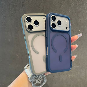 Étui magnétique <span class=keywords><strong>sans</strong></span> <span class=keywords><strong>fil</strong></span> transparent en acrylique UV antichoc Simple Zero Sense pour 17/16/15/14/13/12 Pro Max - Product Image 3