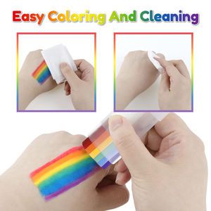 GP 6 Colores Surtidos Pintura Facial Lavable a Base de Aceite, Crayones Arcoíris, Barra de Pintura Facial Retráctil para Celebraciones del Día del Orgullo Gay y Fiestas - Product Image 5