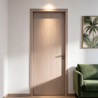 Puerta de Madera Rústica de Lujo Ligero para Dormitorio, Puerta de Madera Maciza de Roble para Habitación, Oficina Interior, Estilo Rústico