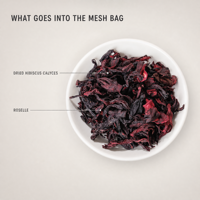 Thé Herbal Hibiscus Sabdariffa Roselle pour la Tension Artérielle 60g 30 Sachets en Boîte Carton Non Sucré Sachet Pyramidal Vente en Gros OEM ODM