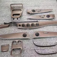 Boîte d'accoudoir OEM pour berline et break Classe E W213, kit de garniture intérieure en bois noir cendré pour E260 E300 W238