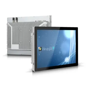 패널 PC 10.4 15 15.6 21.5 23 인치 Ip65 등급 방수 산업용 코어 I3 I5 I7 터치 스크린 산업용 올인원 컴퓨터