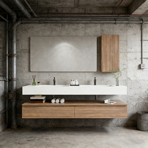 Meuble de rangement de salle de bain en contreplaqué multicouche durable <span class=keywords><strong>à</strong></span> structure stable pour la maison - <span class=keywords><strong>Prix</strong></span> bas - Product Image 6